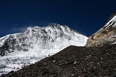 47 Mount Everest Northeast Ridge And North Face As The Trail Curves Around Changtse on East Rongbuk Glacier On The Way To Mount Everest North Face Advanced Base Camp In Tibet